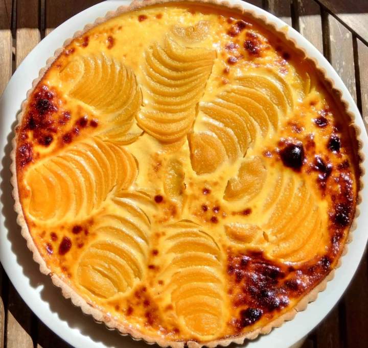 Tarte à la pêche Vic-la-Gardiole